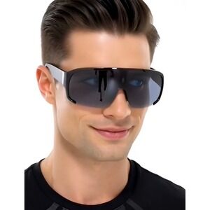 Shield Sunglasses Sport Cycling Running Driving Fishing Golf Sunglasses UV400